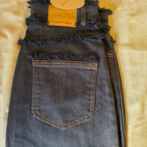 See by Chloe denim midi skirt